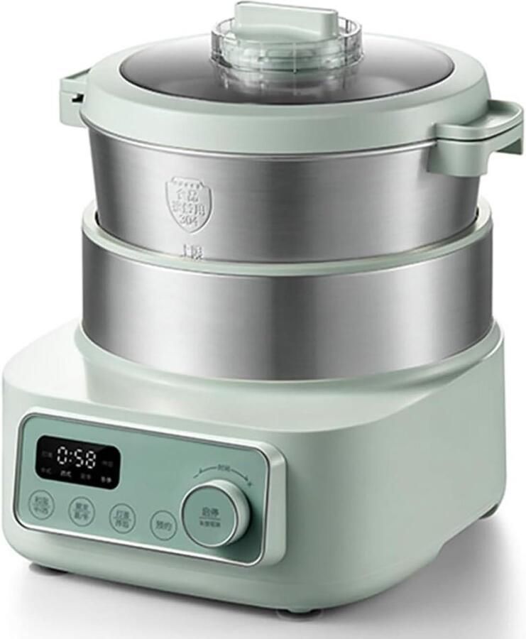 Deeg Mixer Keukenmachine Zelf Bakken Automatische Bediening 5L Capaciteit Zilver