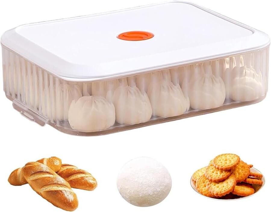 Deeg Proofing Box Gistingscontainer Brood Bakken Rijzen Luchtdichte Geur Isolatie 31 x 23 x 9 cm