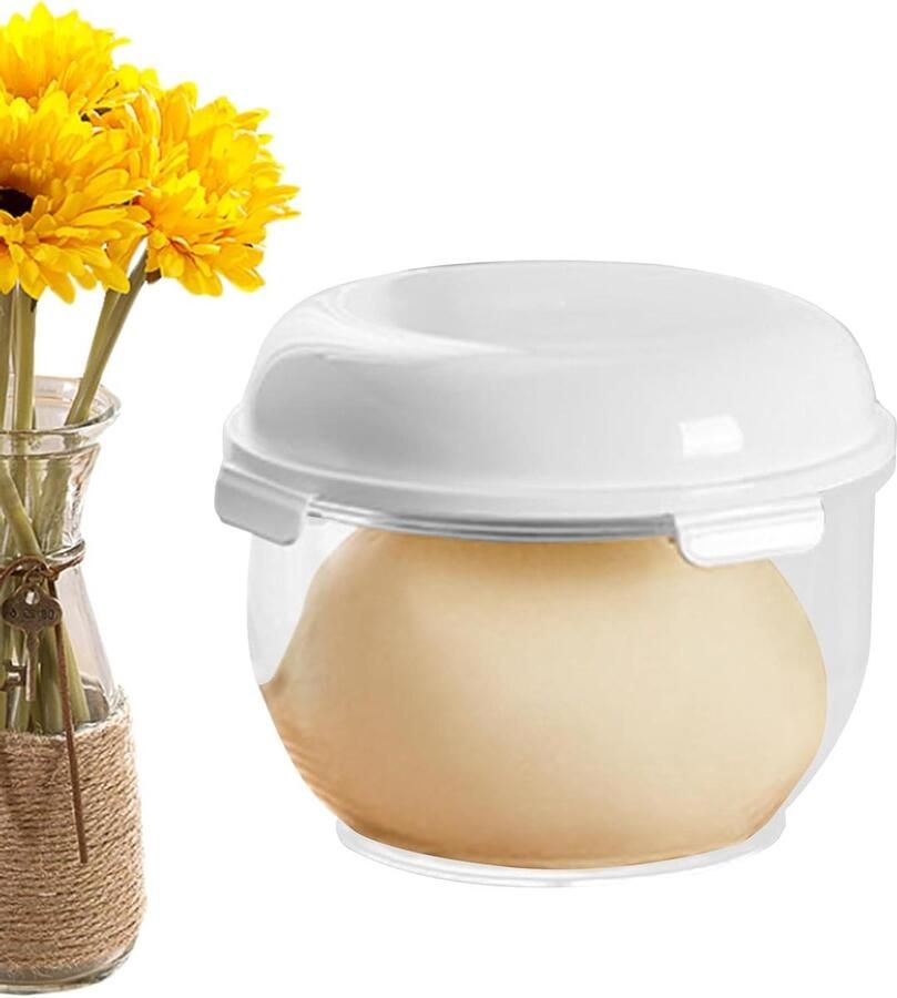 Deeg Rijsbox Brood Bakvorm Brood Bakken Antiaanbaklaag 3 liter Grijs