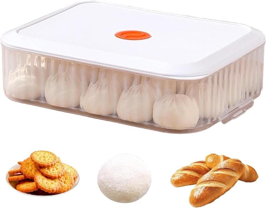 Deeg Rijsbox Broodbak Container Bakken & Fermenteren Geur- en Vochtbestendig 31 x 23 x 9 cm