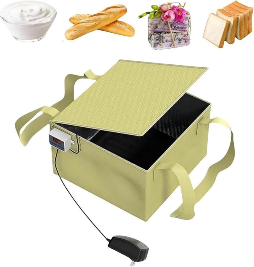 Deeg Rijsmachine Fermentatie Box Brood Maken Nauwkeurige Temperatuurregeling 30x29x19 cm