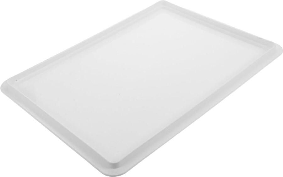 Deegbak Broodtrommel Pizzadeegbak Brood Bakken Ruimtebesparend Ontwerp 398 x 30 cm Wit