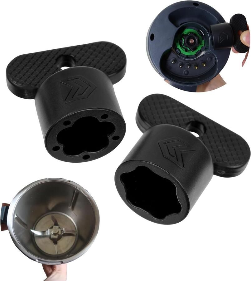 Deegbloem voor keukenmachine 2 versies compatibel met Thermomix en Monsieur Cuisine eenvoudig deeg losmaken ShopVlot