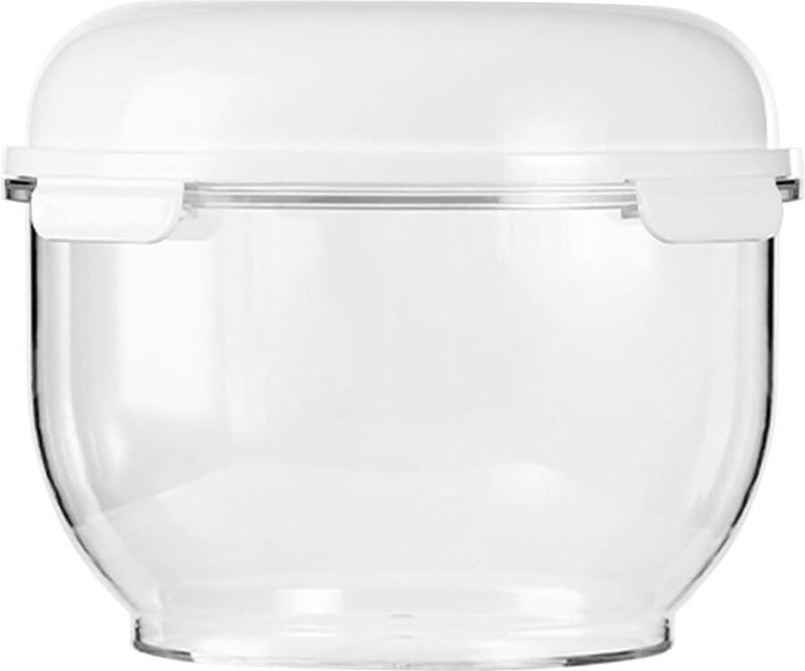 Deegcontainer Bakken Gisting Bakplaat Brood Rijzen Non-stick Kneedoppervlak 3 Liter Transparant