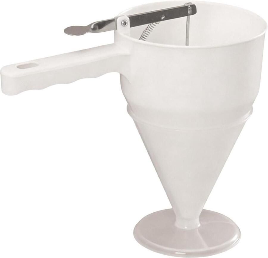 Deegdispenser Pannenkoek Wafel Beslag Verdelen Nauwkeurige Controle 1200 ml Wit