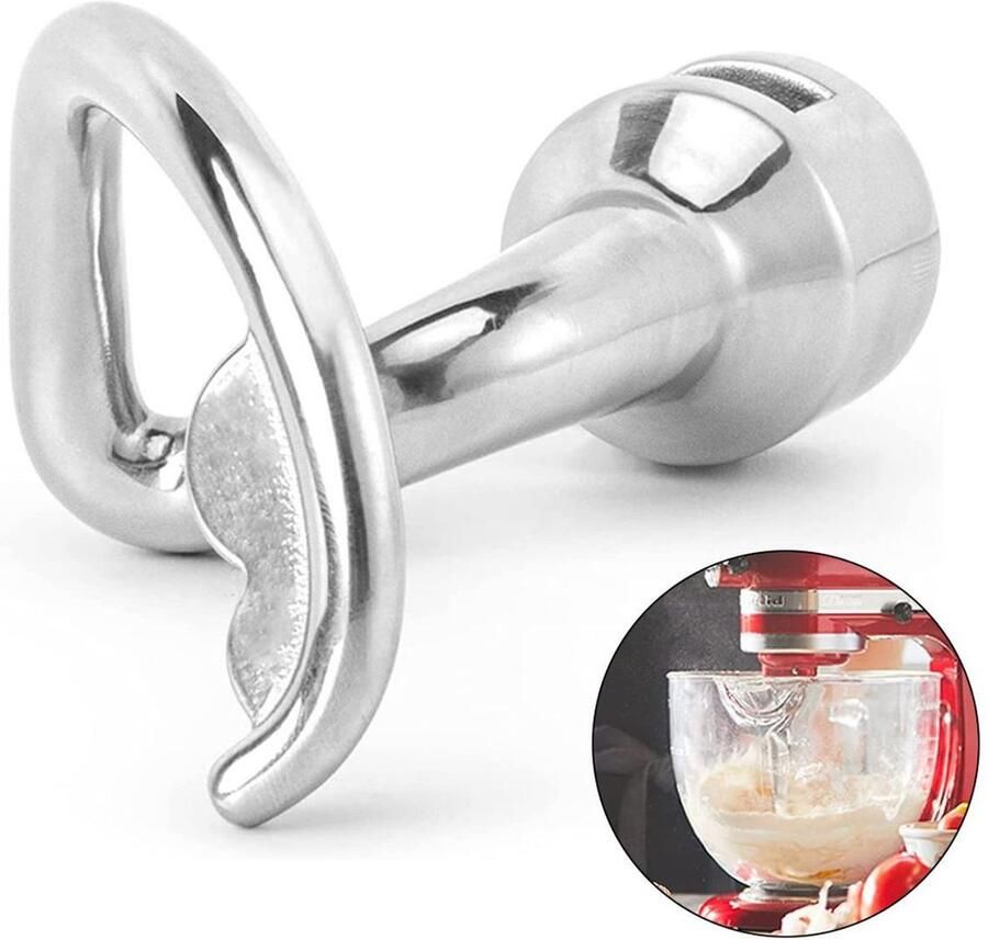 Deeghaak Geschikt voor KitchenAid staande mixers met kantelmechanisme van 4 5 tot 5 liter vaatwasmachinebestendig