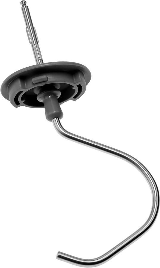 Deeghaak Keukenmachine accessoire Bakken en Koken Roestvrij staal 21 cm Zilver