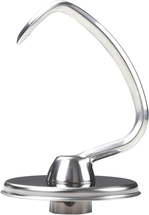 Deeghaak Mixer Accessoire Deeg Kneden Roestvrij Staal 4.5QT