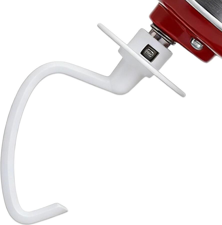 Deeghaak Mixer Bakaccessoire Keukenmachine Opzetstuk Deeg Kneden Vaatwasmachinebestendig 45-5QT Wit