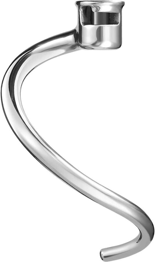 Deeghaak Vervanging Kneedhaak Mixer Deeg Bereiden Roestbestendig Materiaal 7QT Zilver