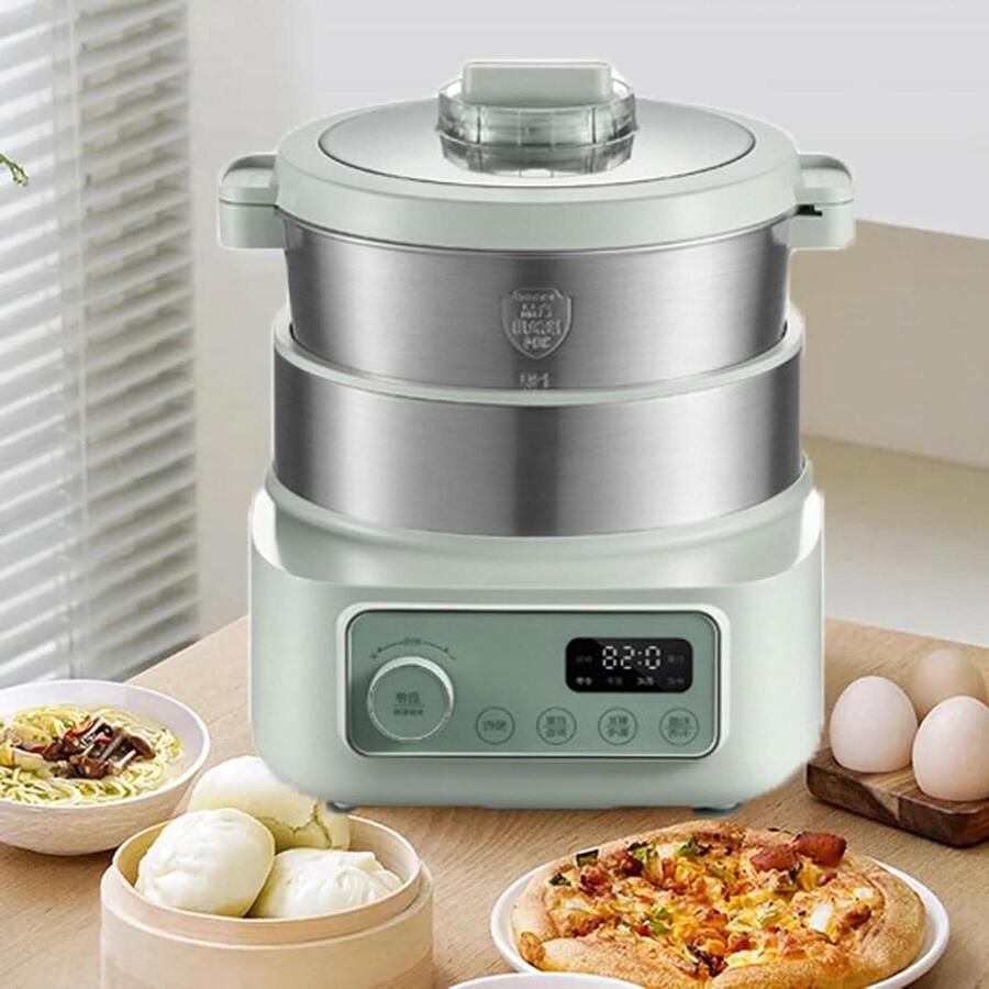 Deegkneedmachine Deegmixer Keukenmachine Bakken Brood Koekjes Met Fermentatiefunctie 5 Liter Zwart