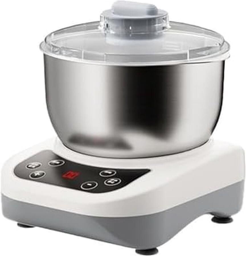 Deegkneedmachine Keukenmixer Bakken Thuis Met Fermentatie 9 Liter Kom Zilver
