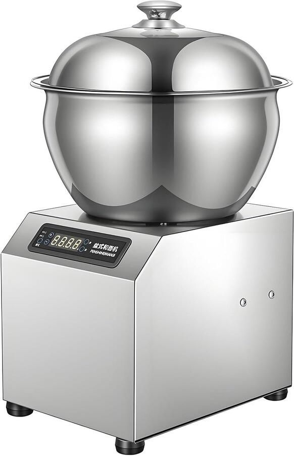 Deegkneedmachine Keukenmixer Brood Bakken Grote Capaciteit 8kg Bloem Zilver