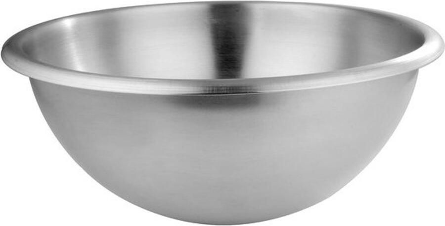 Deegkom RVS Mengkom Groot Grote hoeveelheden bereiden Matte binnenkant 40 cm 164 L Zilverkleurig