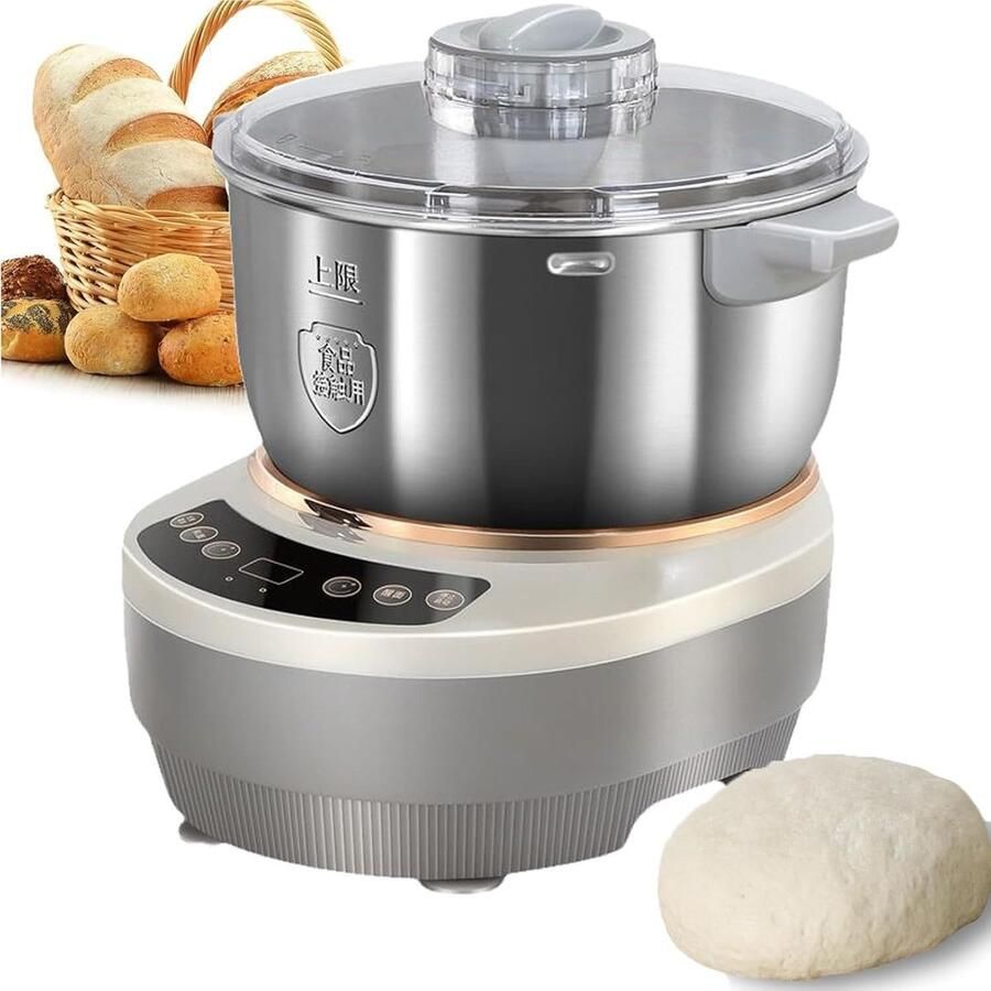 Deegmachine Deegkneedmachine Bakken Thuis Met Fermentatiefunctie 7 Liter Capaciteit Staal