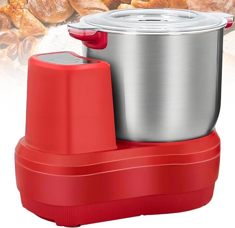 Deegmachine Keukenmachine Broodmaker Mixer Bakken Thuis Met Fermentatie 10 Liter Capaciteit Zilver