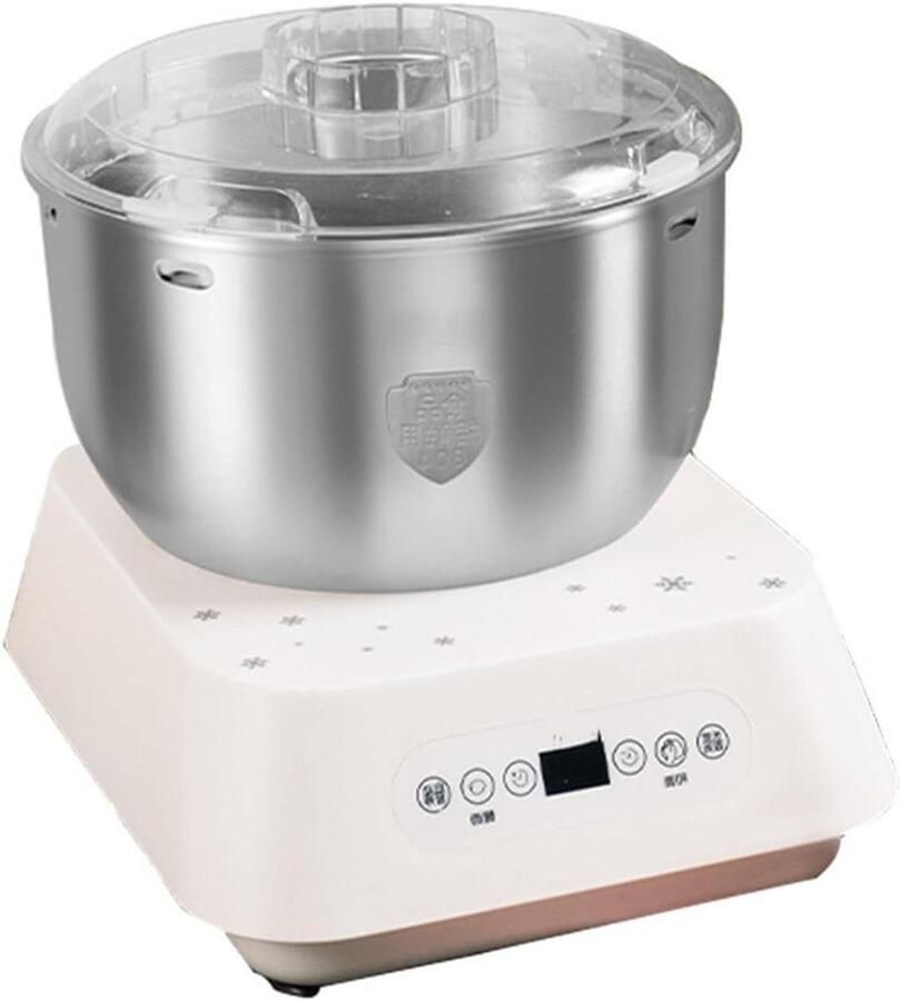 Deegmachine Mixer Kneedmachine Huis Bakken Thermostatische Gisting 5 liter Wit