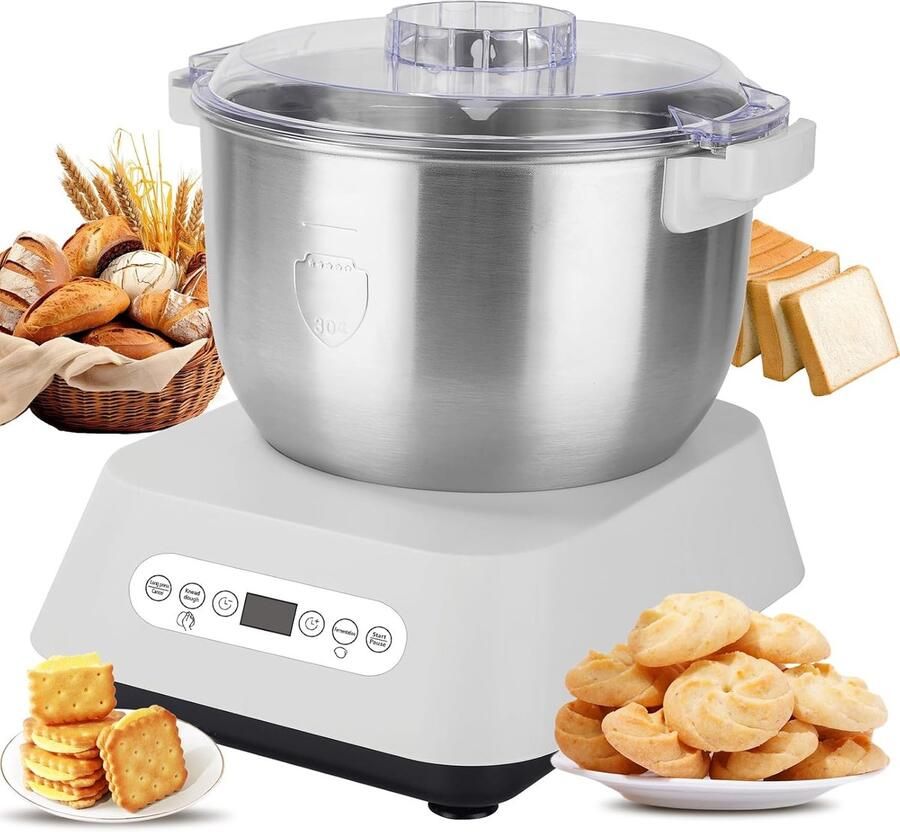 Deegmaker 7 liter RVS automatische fermentatiefunctie ideaal voor thuisbakkers ShopVlot