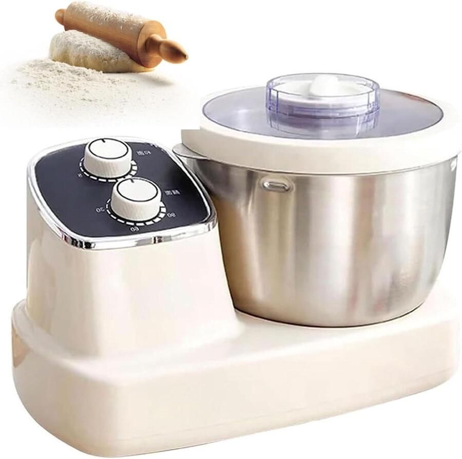 Deegmaker Elektrisch Broodmixer Deegkneder Snel Deeg Maken Constante Temperatuur Fermentatie 5L 7L Zilver