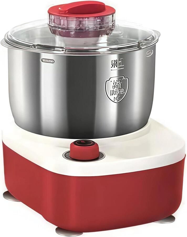 Deegmaker Keukenmachine Deegkneder Mixer Bakken Thuis Constante Temperatuur Fermentatie 5L Kom Rood