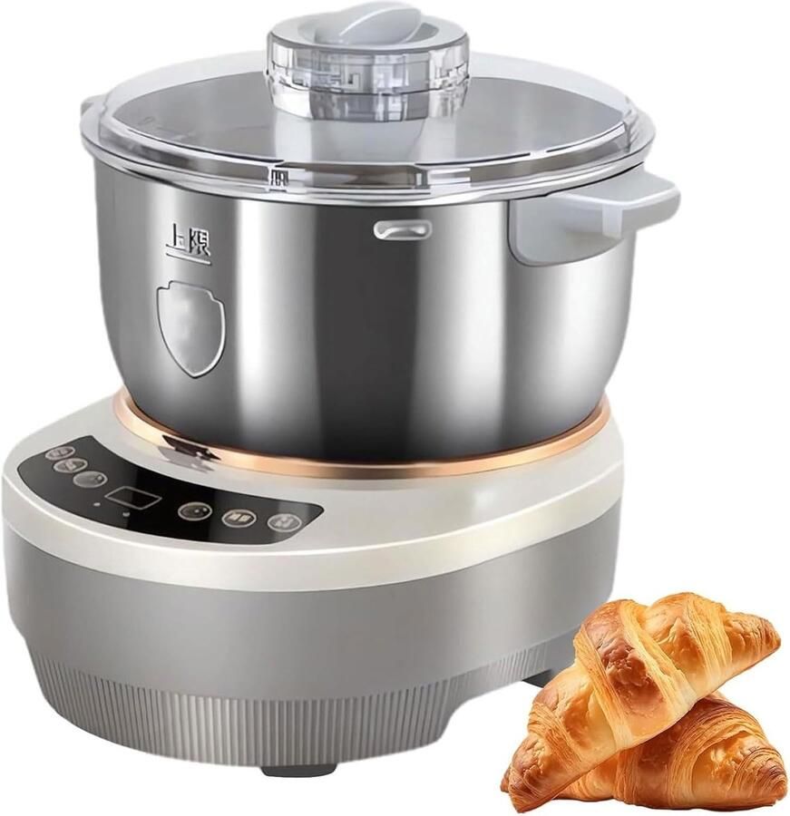 Deegmaker met Fermentatie Brood Kneedmachine Thuis Bakken Constante Temperatuur Tot 2 kg Deeg Zilver
