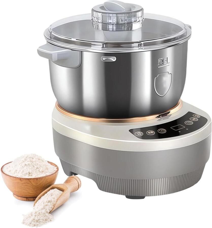 Deegmaker met Fermentatie Broodmachine Kneedmachine Thuis Bakken Automatisch Kneed- en Fermenteer 5L Wit
