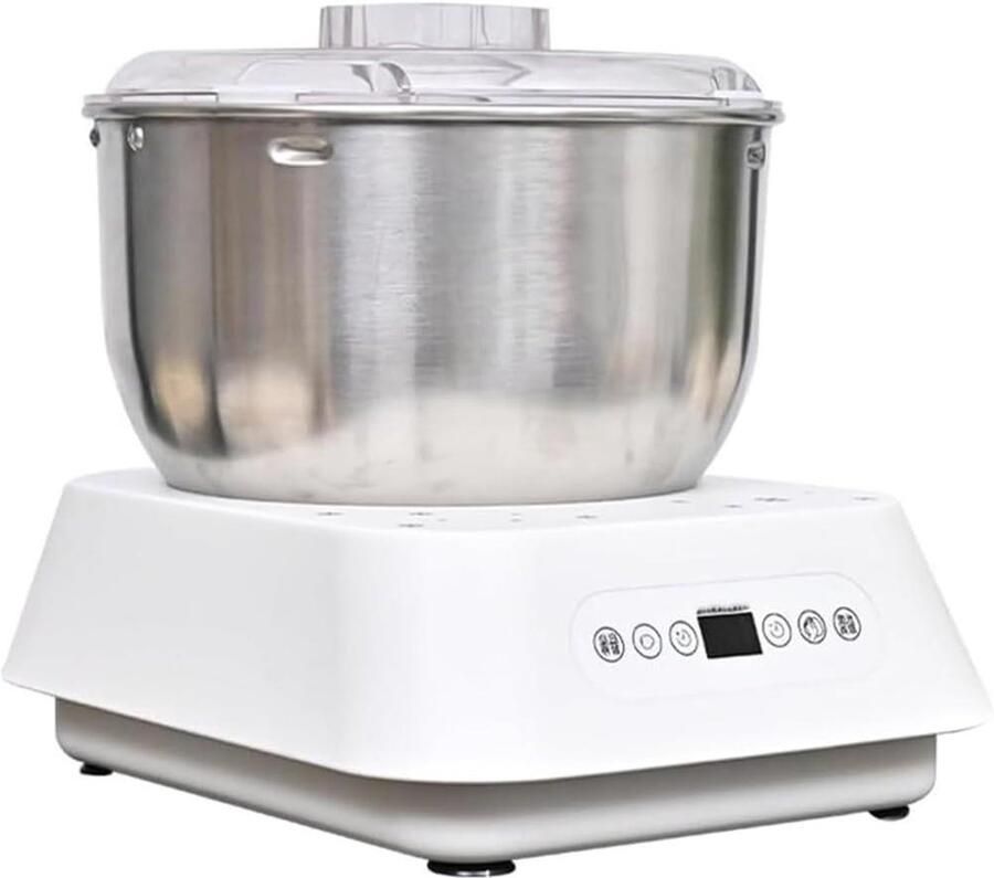 Elektrische Deegmaker Kneedmachine Mixer Thuis Bakken Met Fermentatie 5L Kom Zilver