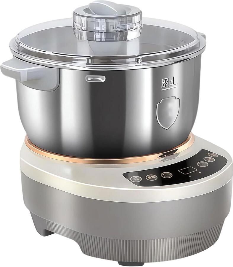 Deegmaker met maatbekers en lepels deegknedmachine met timing en aanraakpaneel deegproefmachine niet-klevende roestvrijstalen mixer
