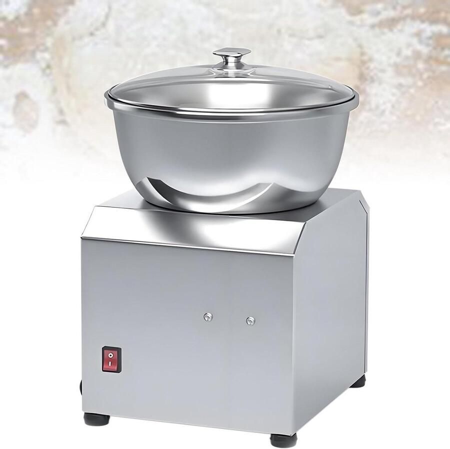 Deegmenger Keukenmachine Deegmaker Kneedmachine Bakken Deeg Maken Grote Capaciteit 3 kg bloem Zilver