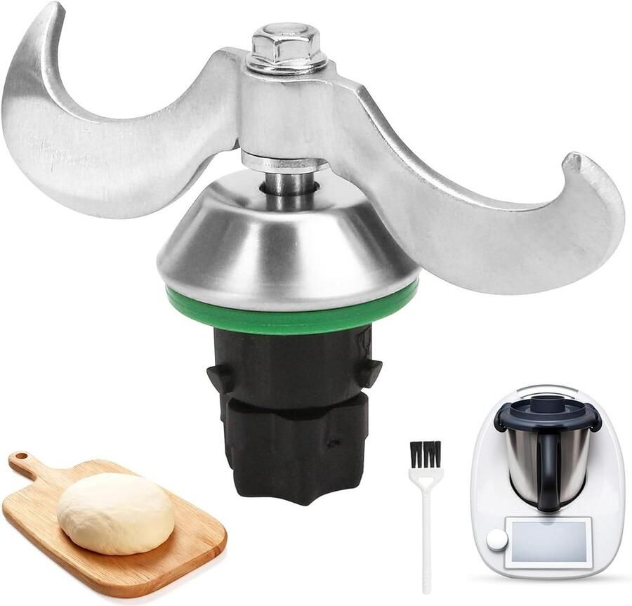 Deegmes voor deegmixers roestvrijstalen deegmengmes met Double Leaf design eenvoudig schoonmaken en geen deegresten ideaal voor bakken en koken