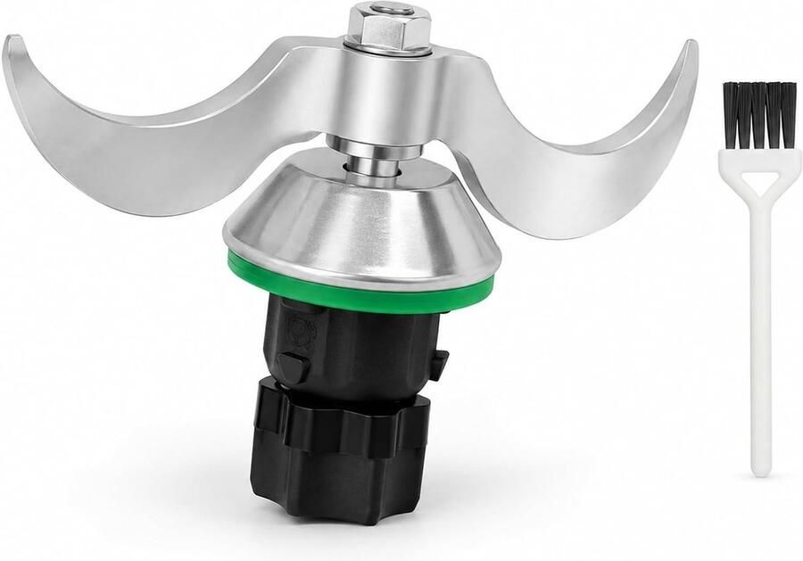 Deegmes voor Thermomix TM5 TM6 TM7 Reserveonderdeel Roestvrijstalen Lemmet en Vervangend Mengmes voor Keukenmachine (Zilver)