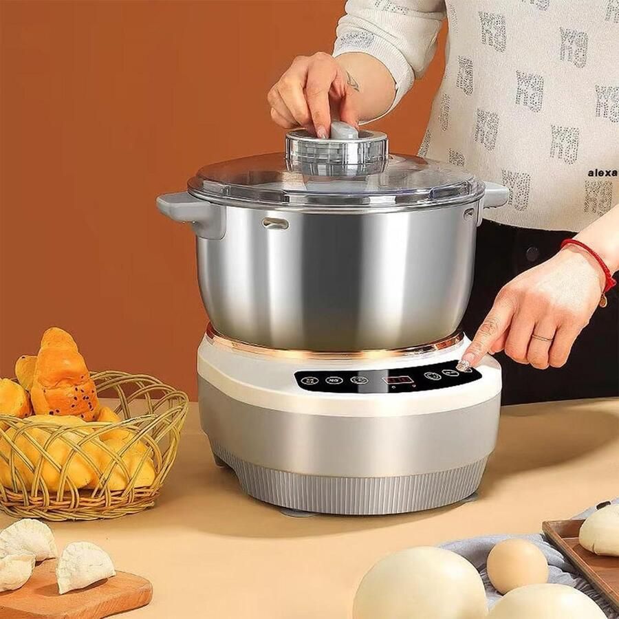 Deegmixer Broodmachine Keukenmachine Brood Bakken Traditionele Kneed Simulatie 7 liter Wit