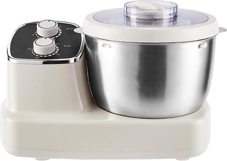 Deegmixer Keukenmachine Bakken Deeg Slimme Thermostaat 5 Liter Kom Melkwit