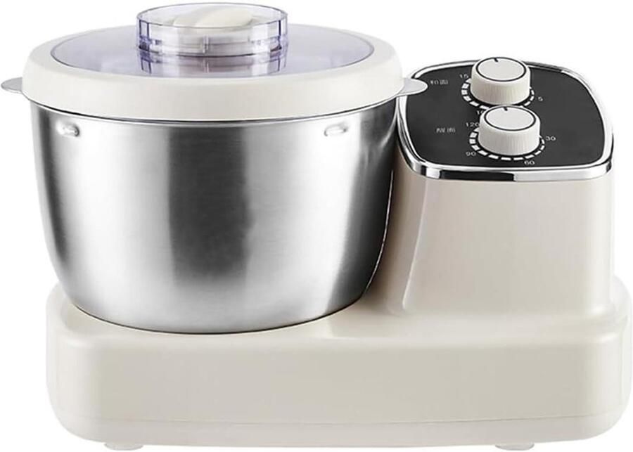 Deegmixer Keukenmachine Elektrische Mixer Bakken Koken 500W Koperen Motor 5 Liter Kom Zilver