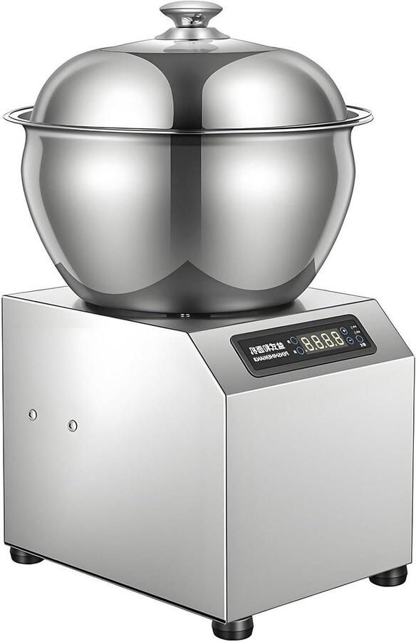 Deegmixer Kneedmachine Broodmixer Brood Bakken Krachtige 1800W Motor 8 kg Capaciteit Zilver