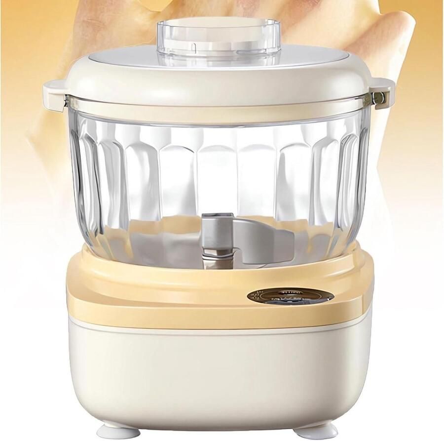 Deegmixer Kneedmachine Keuken Zelf Deeg Maken Zuignap Basis Stabiliteit 2 liter inhoud Wit