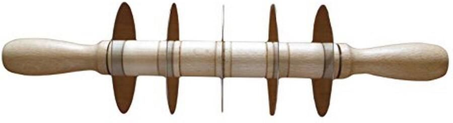 Deegsnijder met 5 gladde roestvrijstalen messen voor perfecte bakresultaten