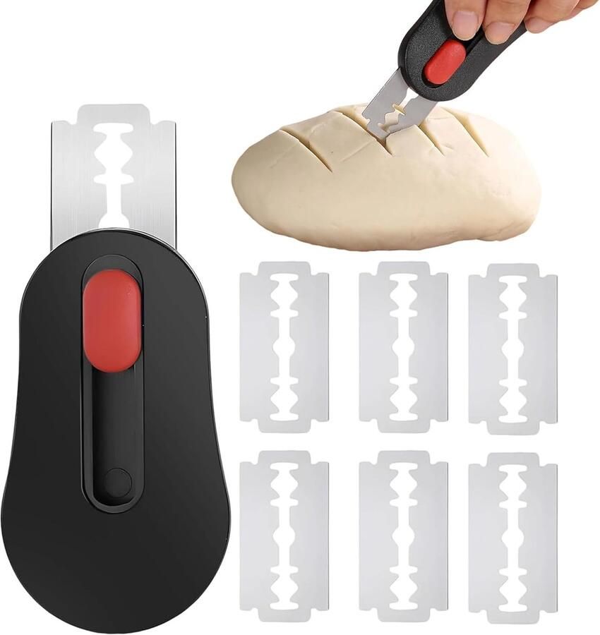 Deegsnijmes Bakgereedschap Brood Decoreren Magnetische Opslag 7x4 cm