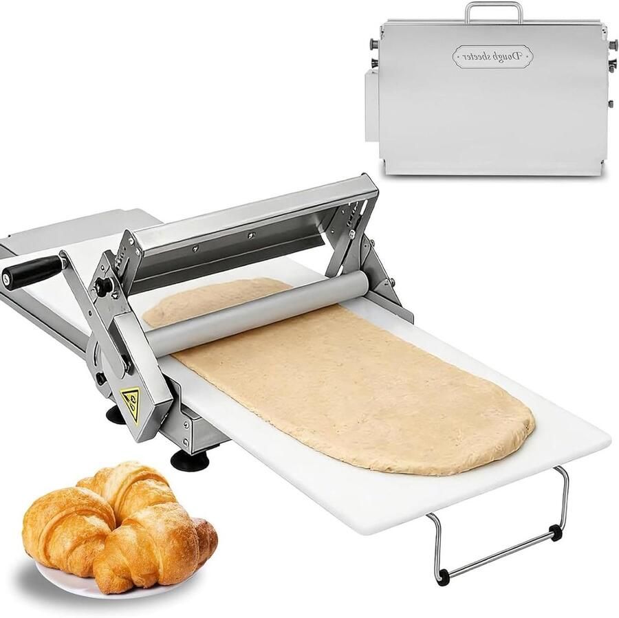 Deeguitroller Pastamachine Deegroller Deegpers Bakken Thuis Verstelbare Dikte 30cm Werkbreedte Metaal