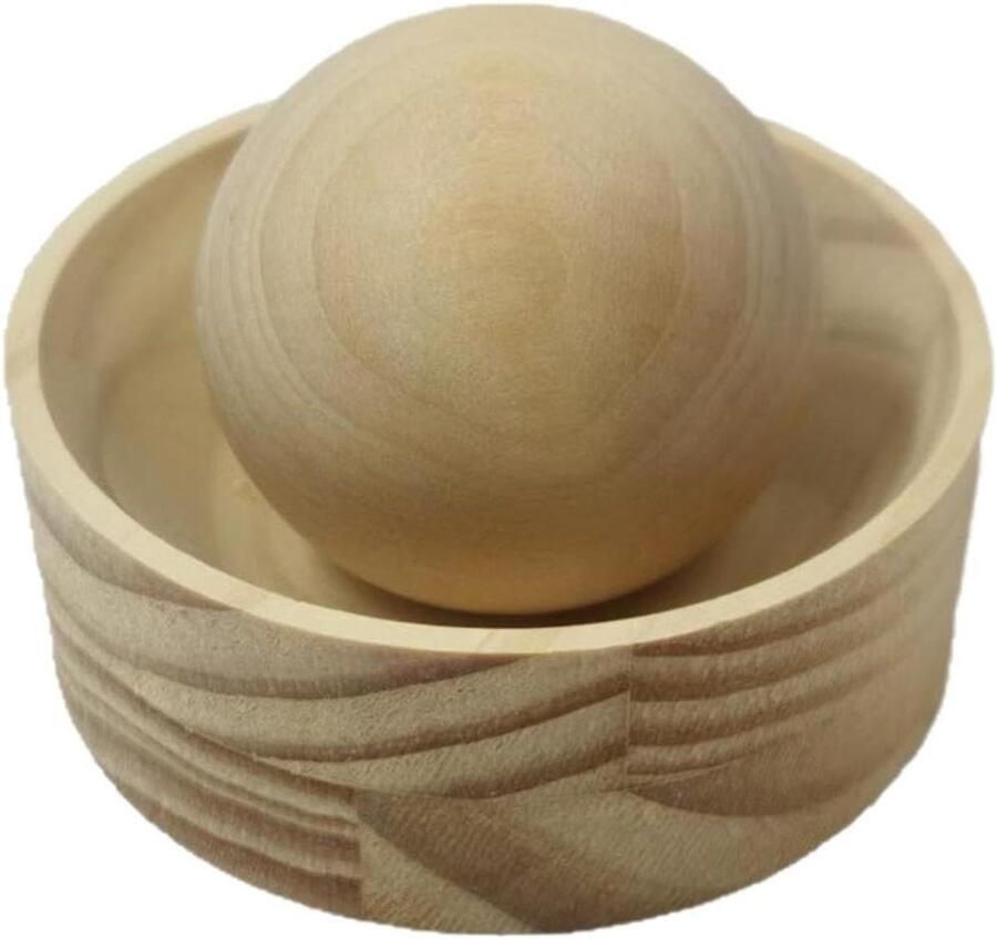 Deegverpakkingsmachine Knedelpers Keuken Gebruik Massief Houten Frame 47 cm Bal Natuurlijk Hout