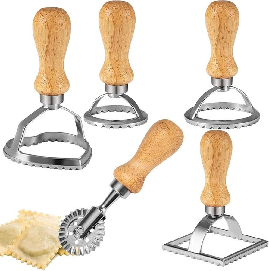 Deegzakken ravioli uitsteekvormpjes deegzakvormen vierkante ronde hartvormige ravioli-vorm voor deegzakken muilzakken pasta