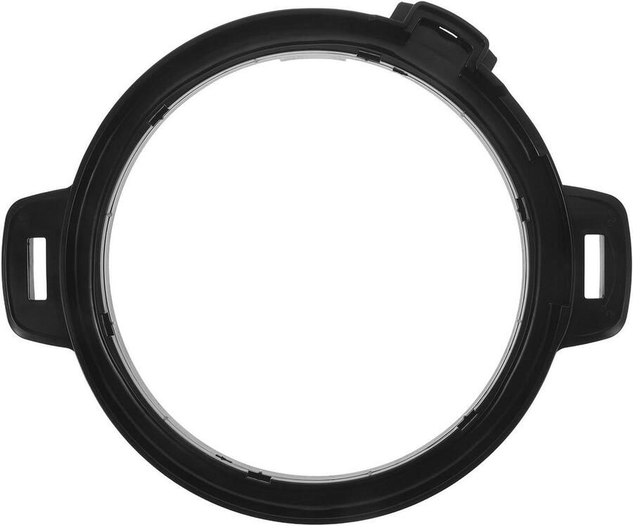 Snelkookpan Handgreep Dekselhouder Vervanging Veilig Koken Hitte-isolerend Plastic Binnendiameter 23cm Zwart