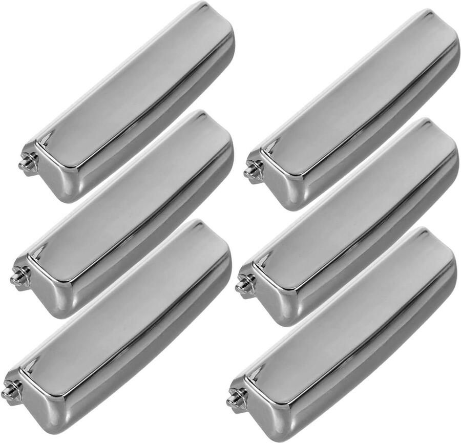 Deksel Handvatten Rijstkoker Pot Deksel Knoppen Keuken Gebruik Precisie Ontworpen Knop 6 stuks Zilver