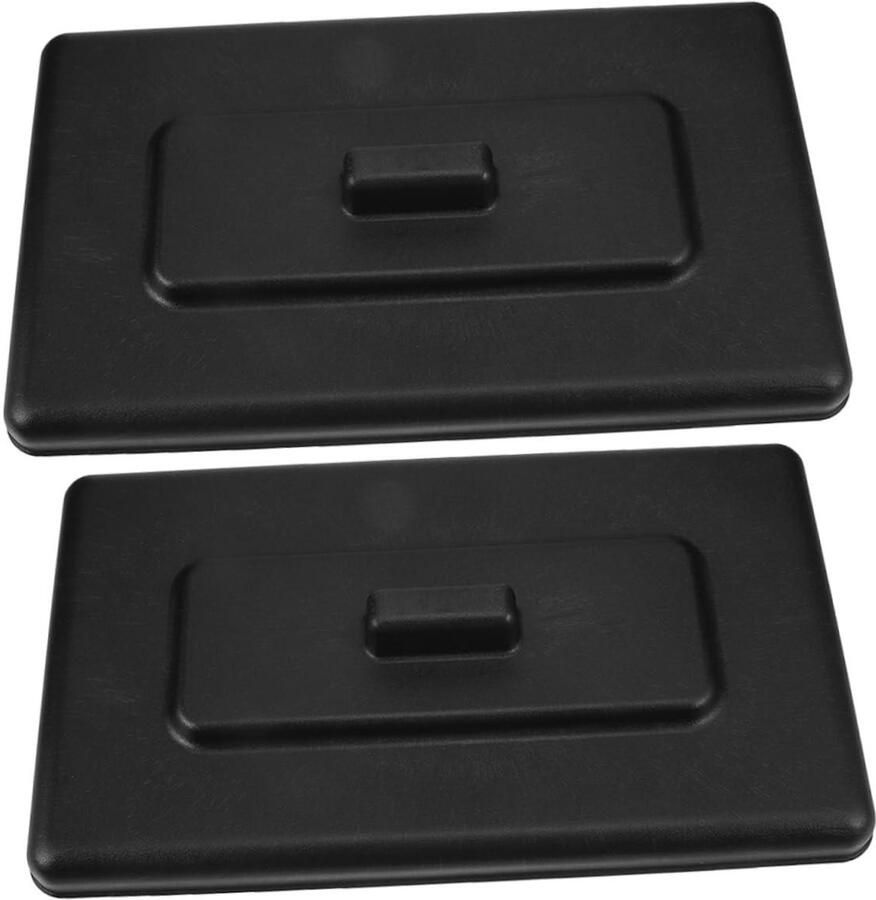 Deksel IJsmachine Dessert Maker Keuken Organisatie Stevig Plastic 19.8 cm Zwart