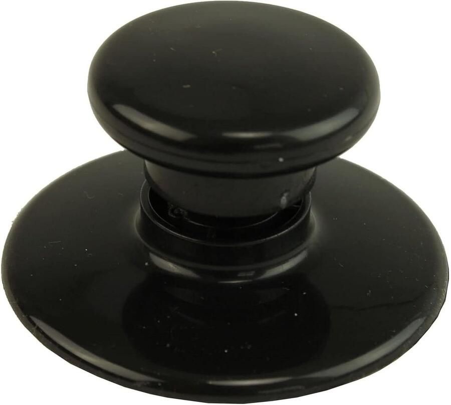 Deksel Knop & Rok Reserveonderdeel Slowcooker Reparatie Hittebestendig Glas 1 Stuk Zwart