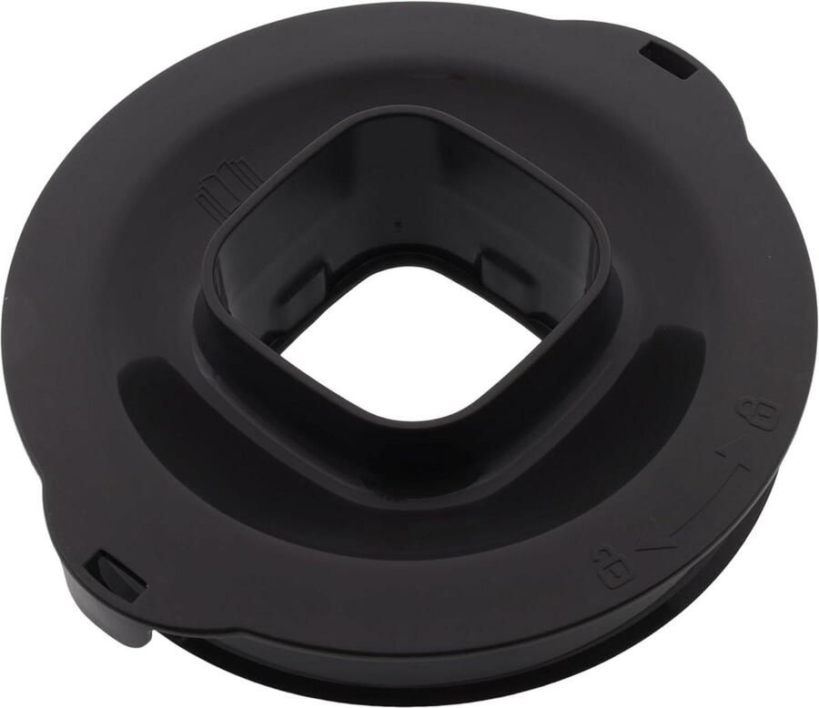 Deksel voor Blenderkan Sluiting Mixer Keukenapparaat Onderhoud Origineel Onderdeel 12 x 12 x 3 cm Transparant
