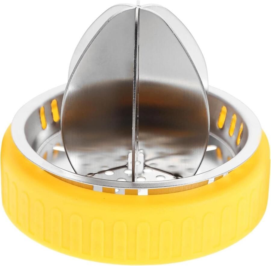 Deksel voor Citruspers Sapcentrifuge Deksel Vers Sap Maken Roestvrij Staal 9 cm Geel