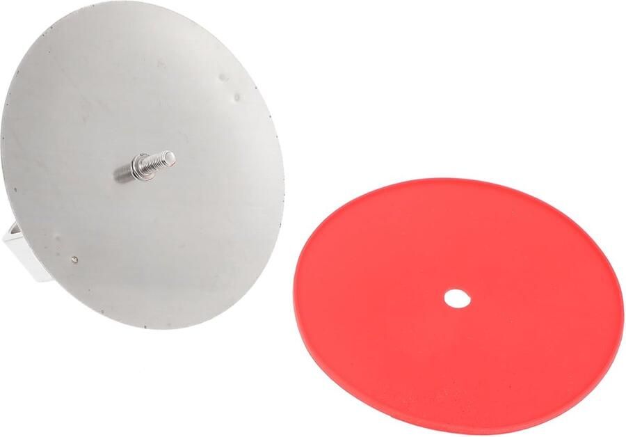 Dekselknop voor Pannen Vervangend Handvat Koken in Keuken Hittebestendig Roestvrij Staal 9.5x9.5x4 cm Zilver