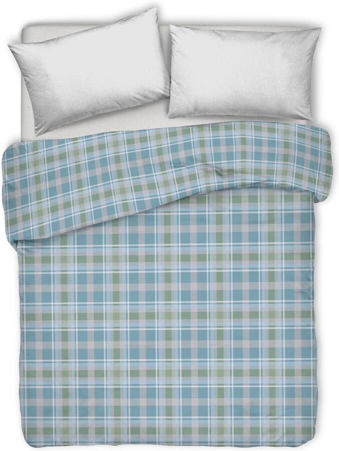 DELICATI Sprei voor tweepersoonsbed 260 x 280 cm eenpersoonsbed 100% piqué-katoen ideaal als sprei voor een tweepersoonsbed patroon Ben groen 100% Made in Italy
