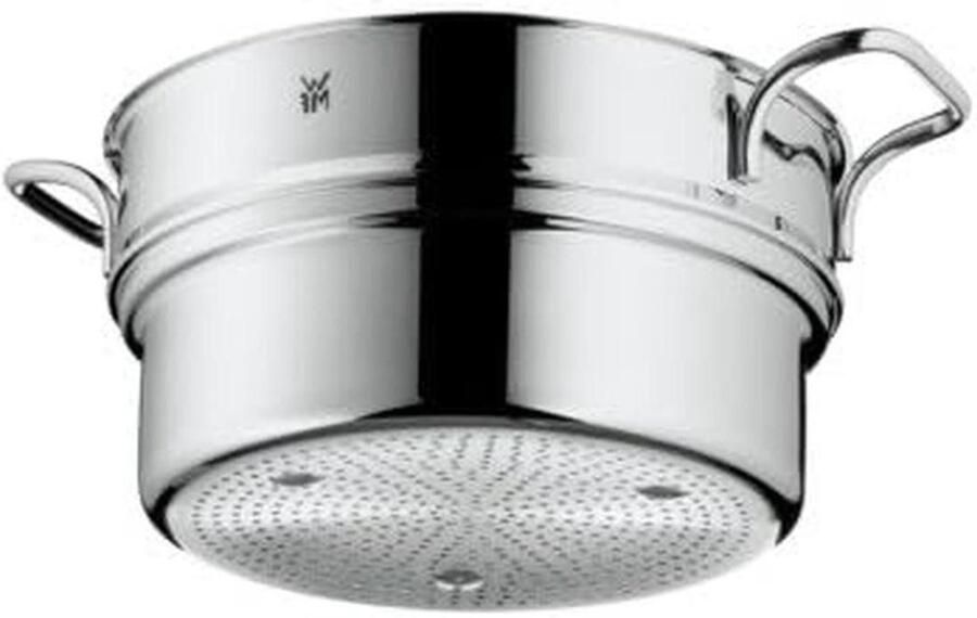 Demperinzetstuk Stoominzetstuk Pan Gezond Koken Roestvrij Staal 24 cm Zilver